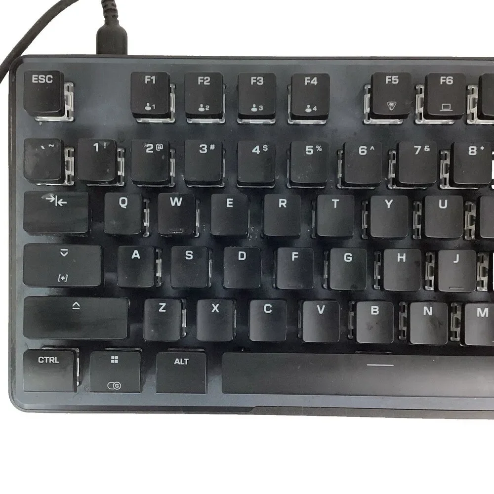 Turtle Beach Vulcan II TKL Pro Gaming Keyboard -Black -Backlit Multicolor Tested